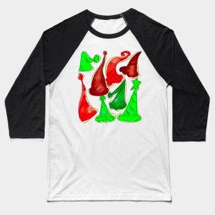 Christmas Hats Baseball T-Shirt